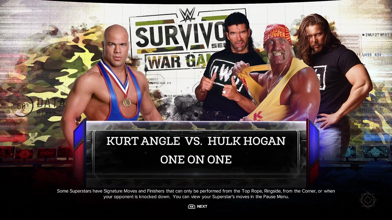 WWE 2k24 Kurt Angle vs Hulk Hogan