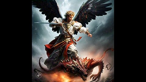 Michael Fighting Against The Dragon