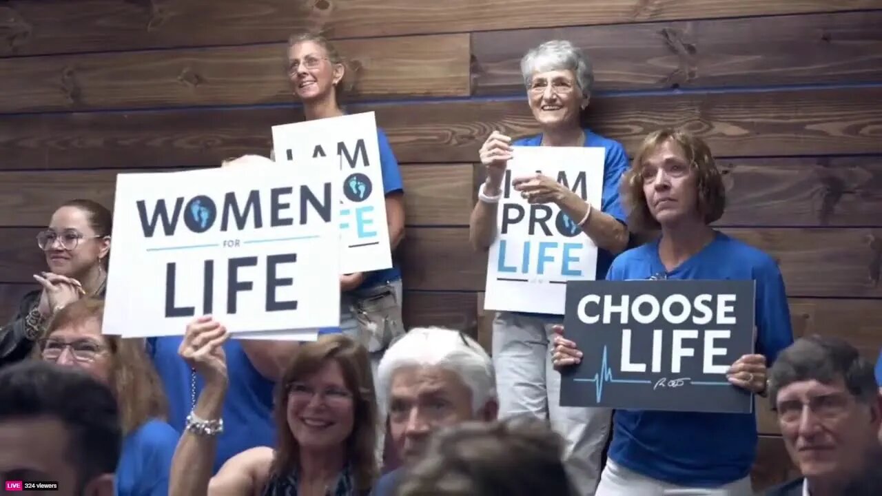 Live with Gov. DeSantis as he signs a bill that will protect unborn from 15 weeks on in Florida!