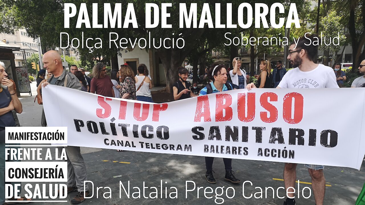 Manifestación Frente a la Consejería de Salud Palma de Mallorca