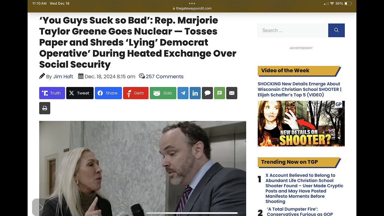 ‘You Guys Suck so Bad’: Rep. M. T. Greene Goes Nuclear — Tosses Paper and Shreds ‘Lying’ Democrat Op