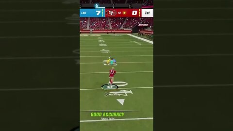 EASIEST TOUCHDOWN EVER IN MADDEN 23 #christianmccaffrey #49ers