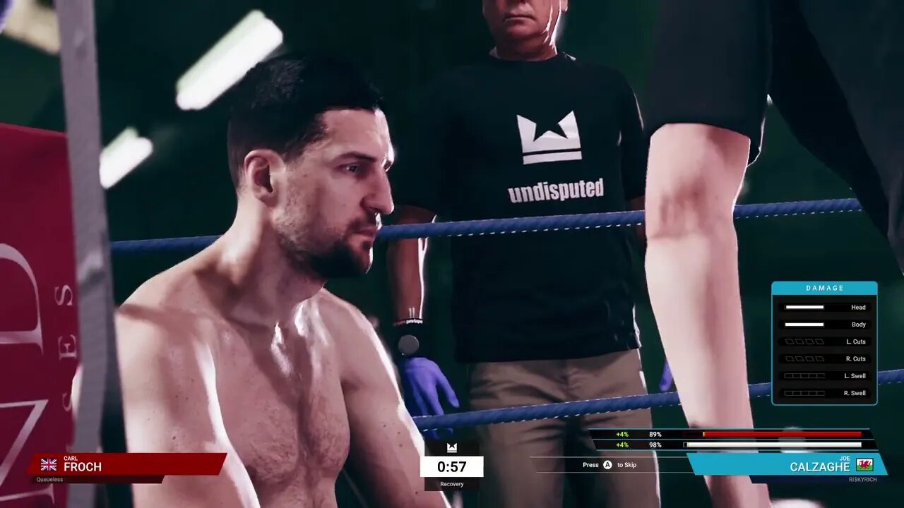 Undisputed Boxing Online Unranked Gameplay Joe Calzaghe vs Carl Froch