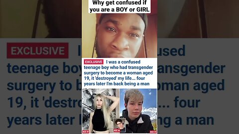 Man reacts to trans surgery