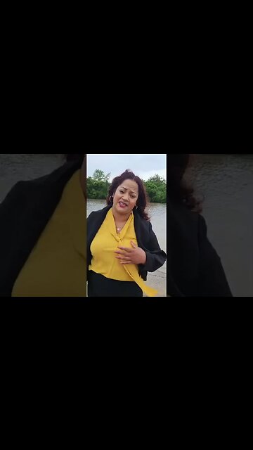 Jaime Williams Shows how the Flood from the Rain is Dangerous #Migrant at Floyd Bennett Field.