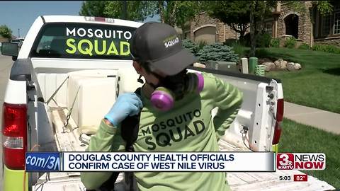 Douglas County confirms 2017's first case of West Nile Virus