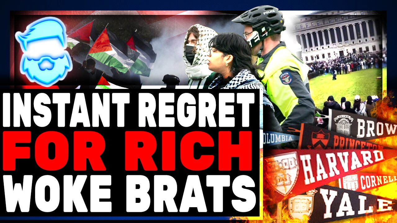 Rich Woke Kids F'd Around & Found Out! Nearly 200 Arrested, Dragged Crying To Jail! Tuition Refunds!