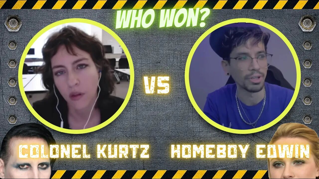 Col Kurtz v Homeboy Edwin: Marilyn Manson Debate Who Won?