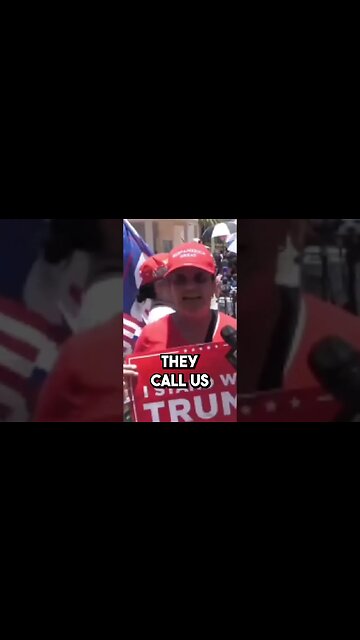 Sick, deranged MAGA supporters surround courthouse at Trump arrest #shorts