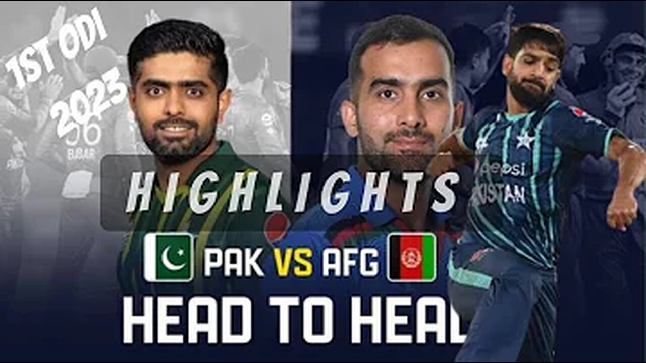 Pakistan vs Afghanistan ODI Series Highlights | Match 1: Pakistan Dominates | Series of 3 Matches