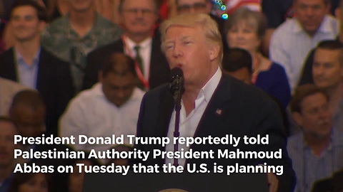 Trump Calls Up Palestinian President, Lets Him Know Exactly What He Has Planned for Jerusalem