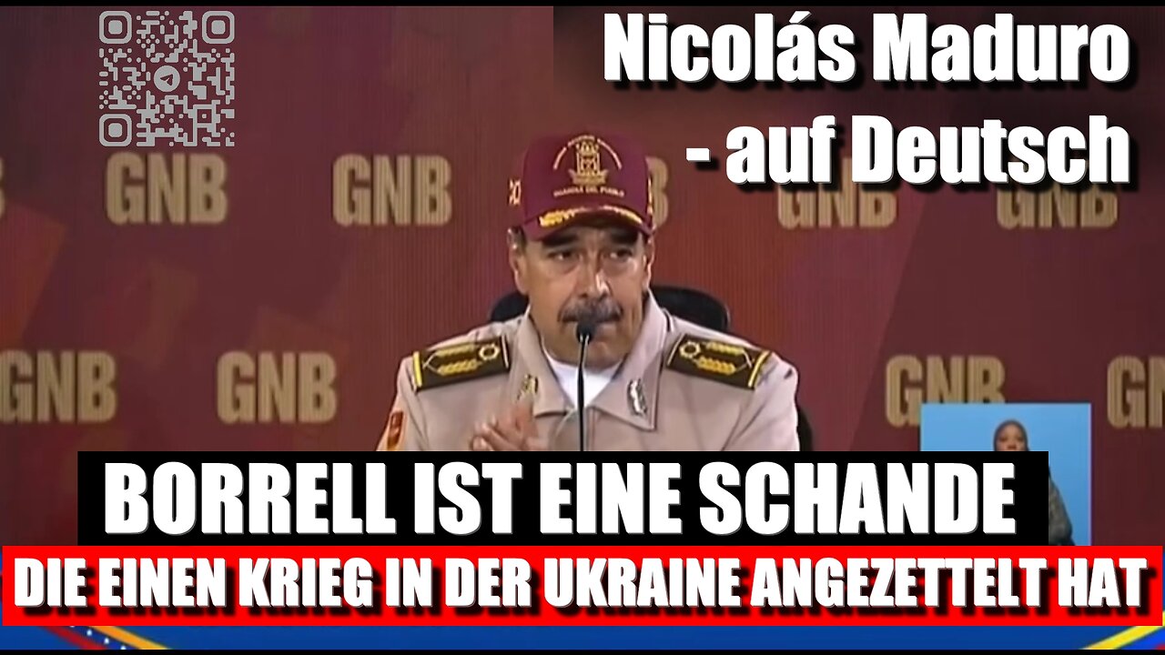 Nicolás Maduro auf Deutsch | Über Borrell und die Europäische Union