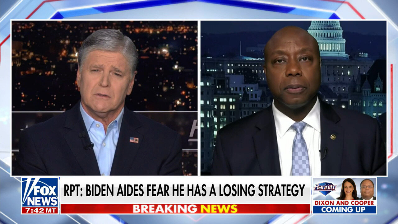 Sen. Tim Scott: The Democrat Party Is Losing Its Mind Because It's Losing Voters