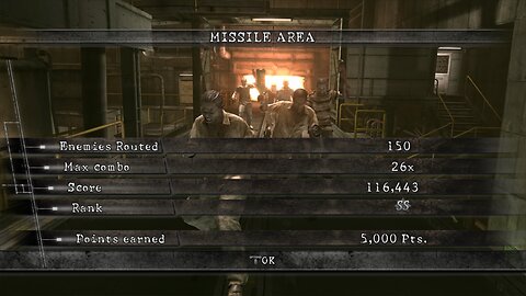 PS4 Resident Evil 5 Mercenaries United solo Missile Area Chris Heavy Metal 150 kills
