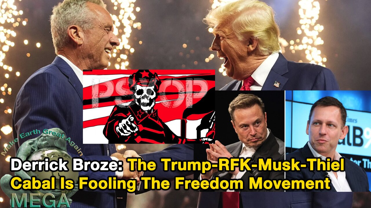 Derrick Broze: The Trump-RFK-Musk-Thiel Cabal Is Fooling The Freedom Movement | Let's get into this unholy union of Trump, RFK, Thiel, and Musk.