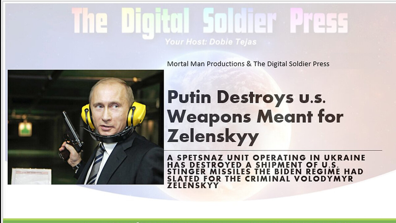 Putin Destroys Weapons Meant for Zelenskyy