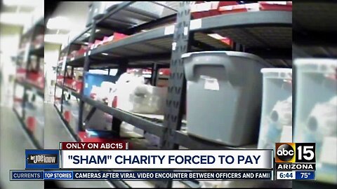 "Sham" charity forced to pay