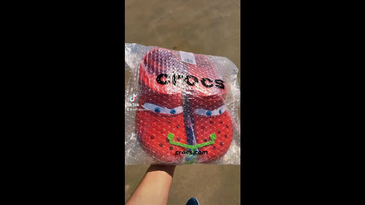 Lightning McQueen Crocs Unboxing Super rare🔥🤝🏽