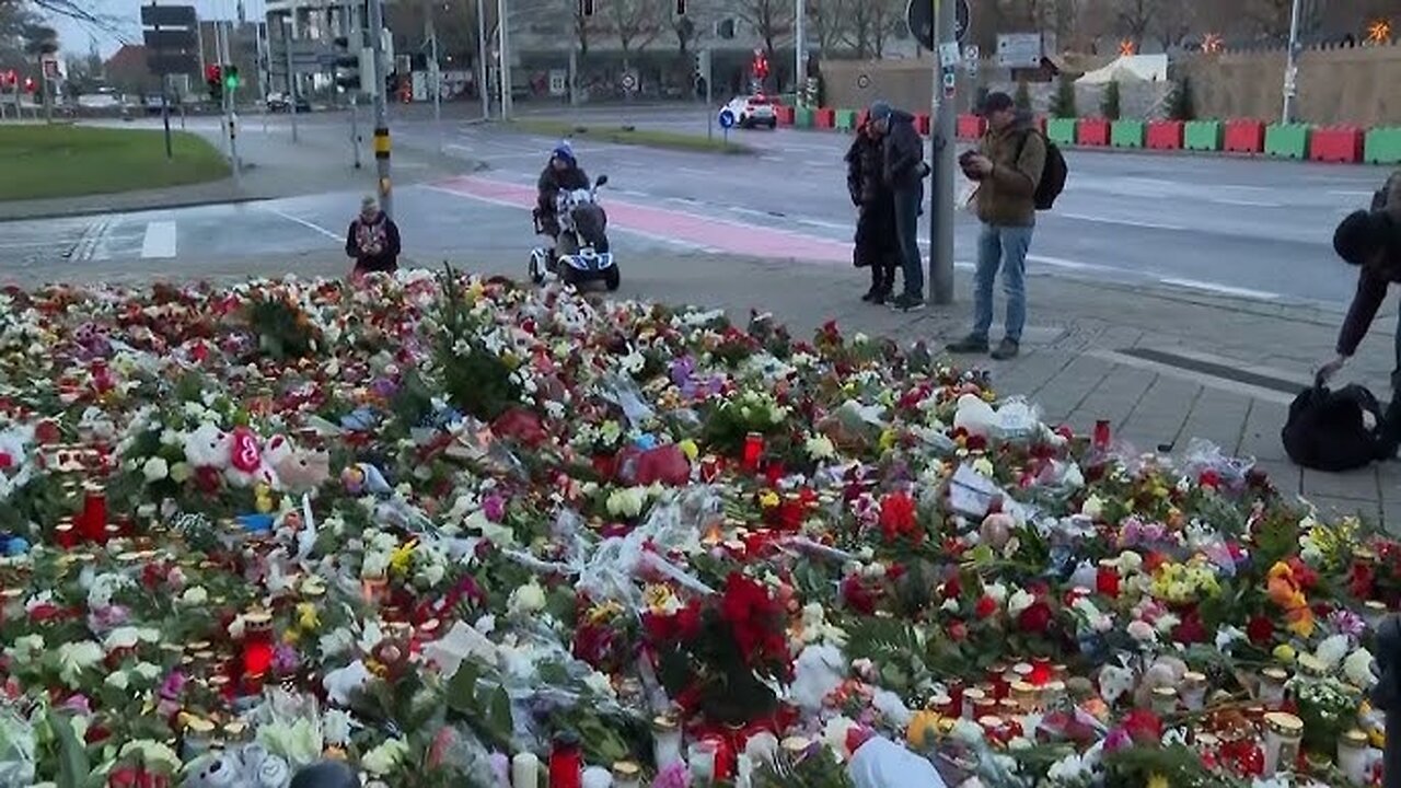 Reactions as Magdeburg Christmas market remains closed following deadly attack