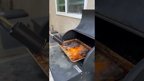 searing ribeye steak after cooked in souse-vide for 4 hours