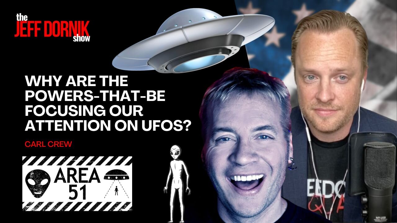 On the Brink of World War III... Why are the Powers-That-Be Focusing Our Attention on UFOs? Carl Crew Breaks it all Down