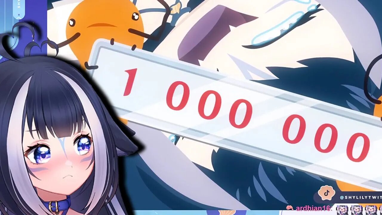 Shylily Reacts to 1 Million Follower Animation (Sleemedream)