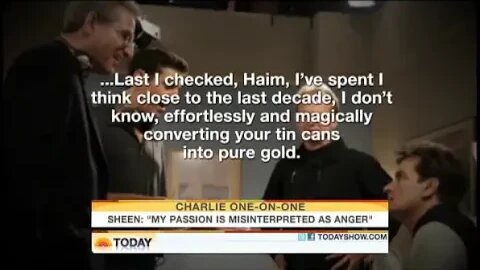 Charlie Sheen NBC 2011 Interview