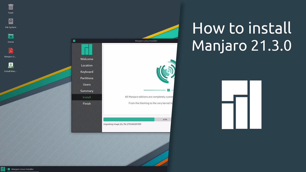 How to install Manjaro 21.3.0