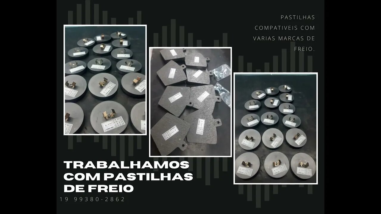 Pastilhas de Freios Pneumáticos (compatíveis com varias marcas)