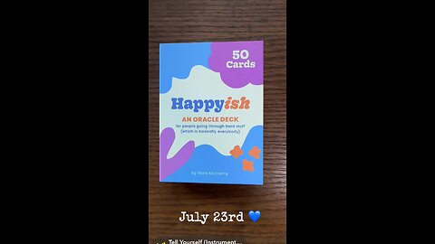 7/23/24 card: tell a different story