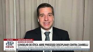 Conselho de Ética abre sete processos disciplinares contra Zambelli; Beraldo e Amanda Klein comentam