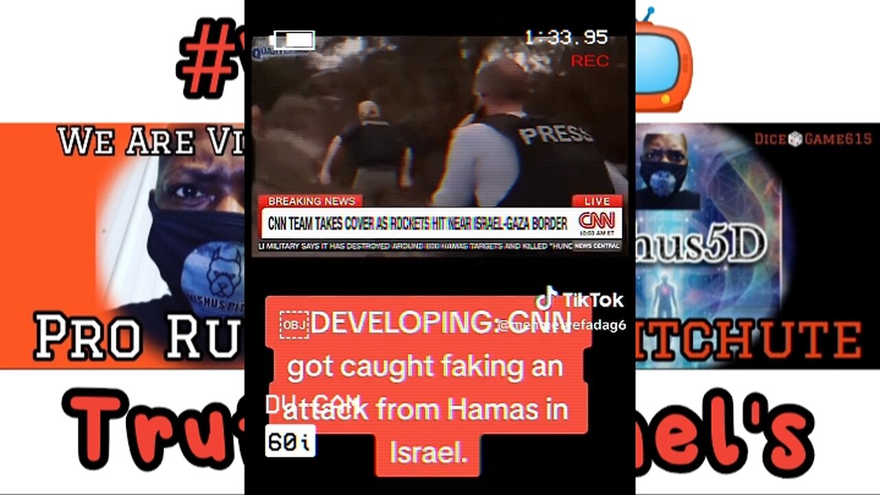 CNN Got Caught Faking An Attack From Hamas In 🇮🇱 Israel... #VishusTv 📺