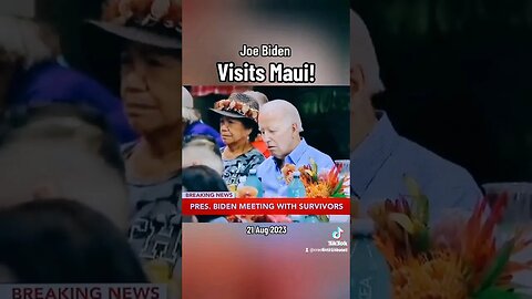 Biden Asleep in Maui