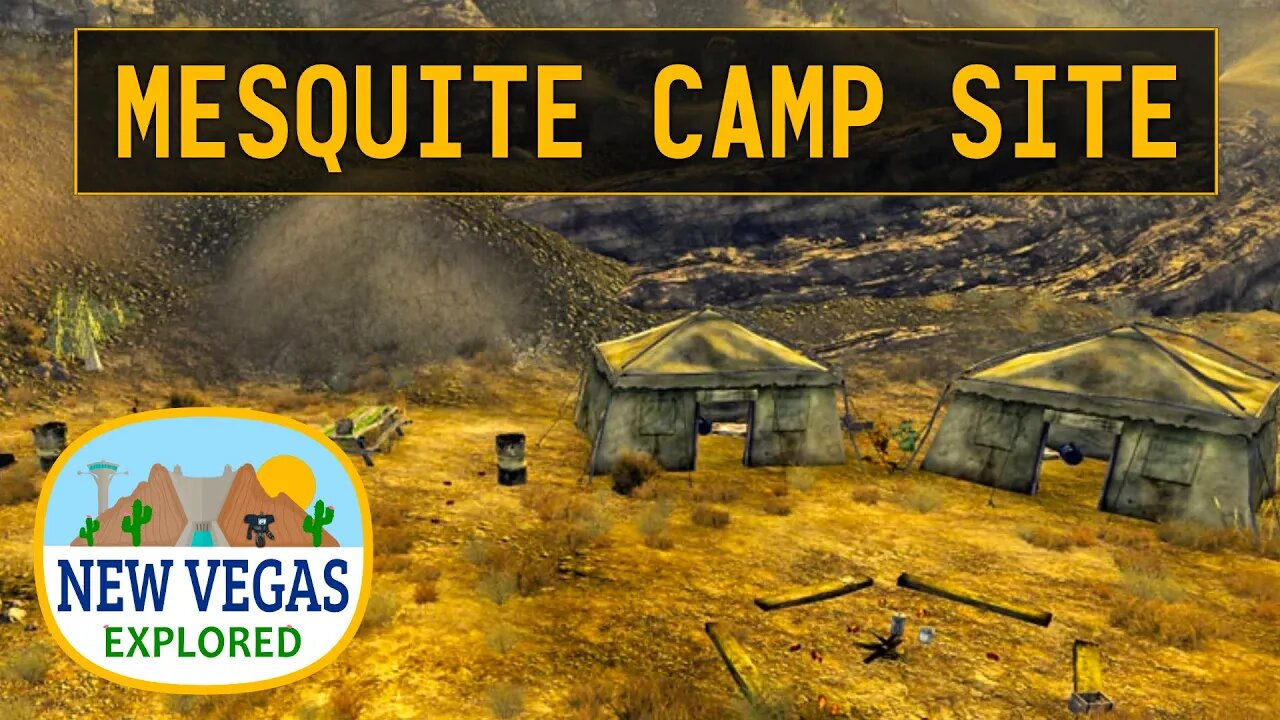 Fallout New Vegas | Mesquite Mountains Camp Site Explored