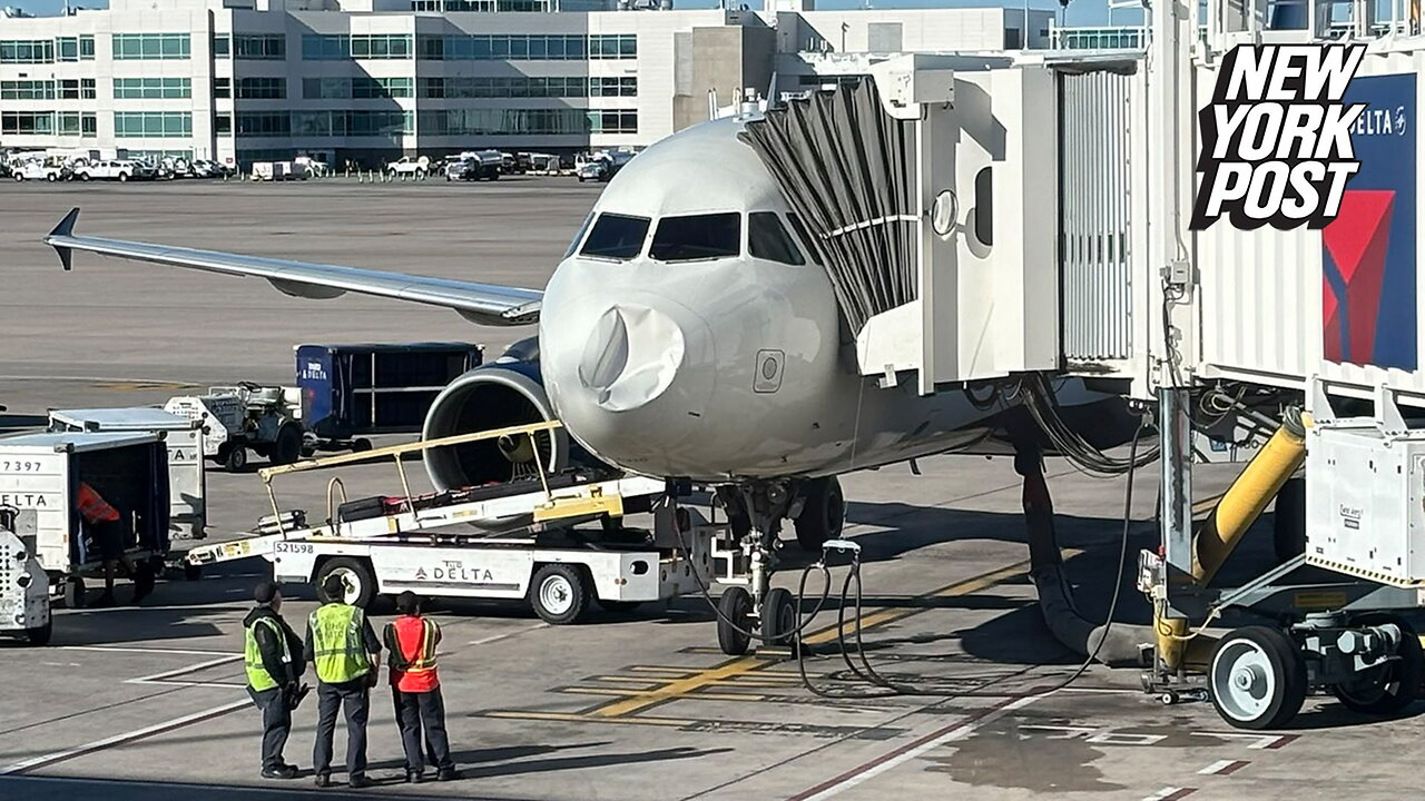 Delta plane lands in Denver with unexplained dent in nose