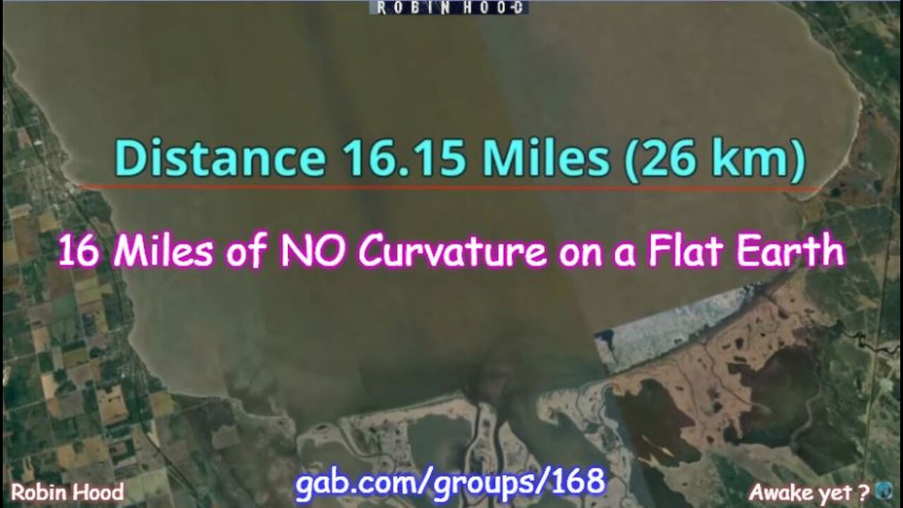 16 Miles of NO Curvature on a Flat Earth