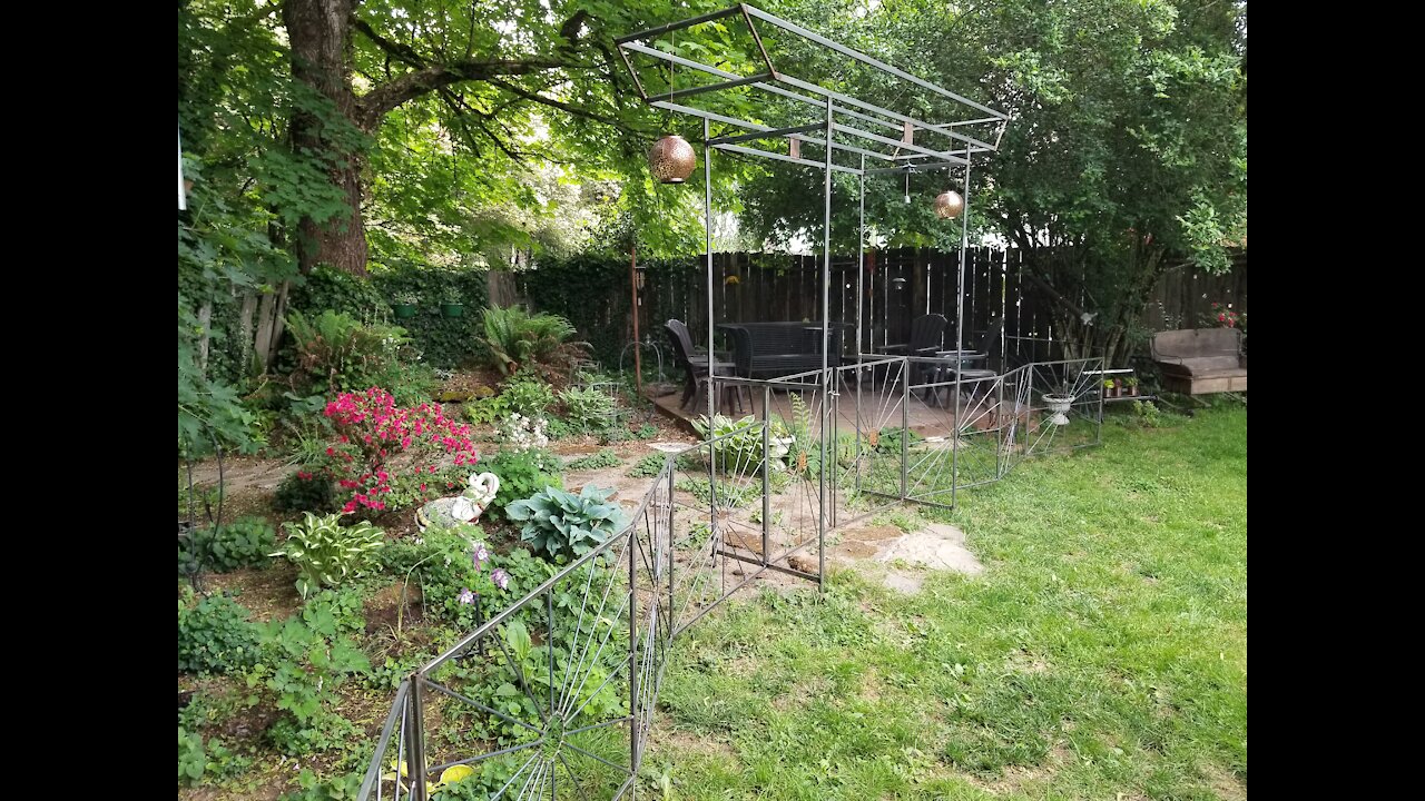 Building our Shade Garden Torii Gateway