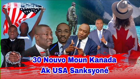 Men 30 NOUVO Moun Kanada /USA Sanksyoné Zen Pété /#Dieumerite