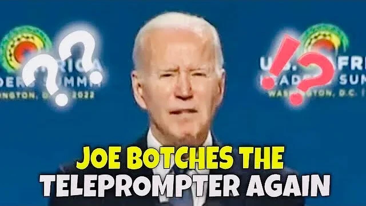 Joe Fought the Teleprompter, and the TELEPROMPTER WON!