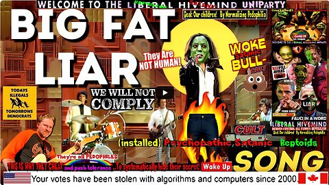 Kamala's a BIG FAT LIAR - The DOORS "Light My Fire" Parody Song :) - video compilation version