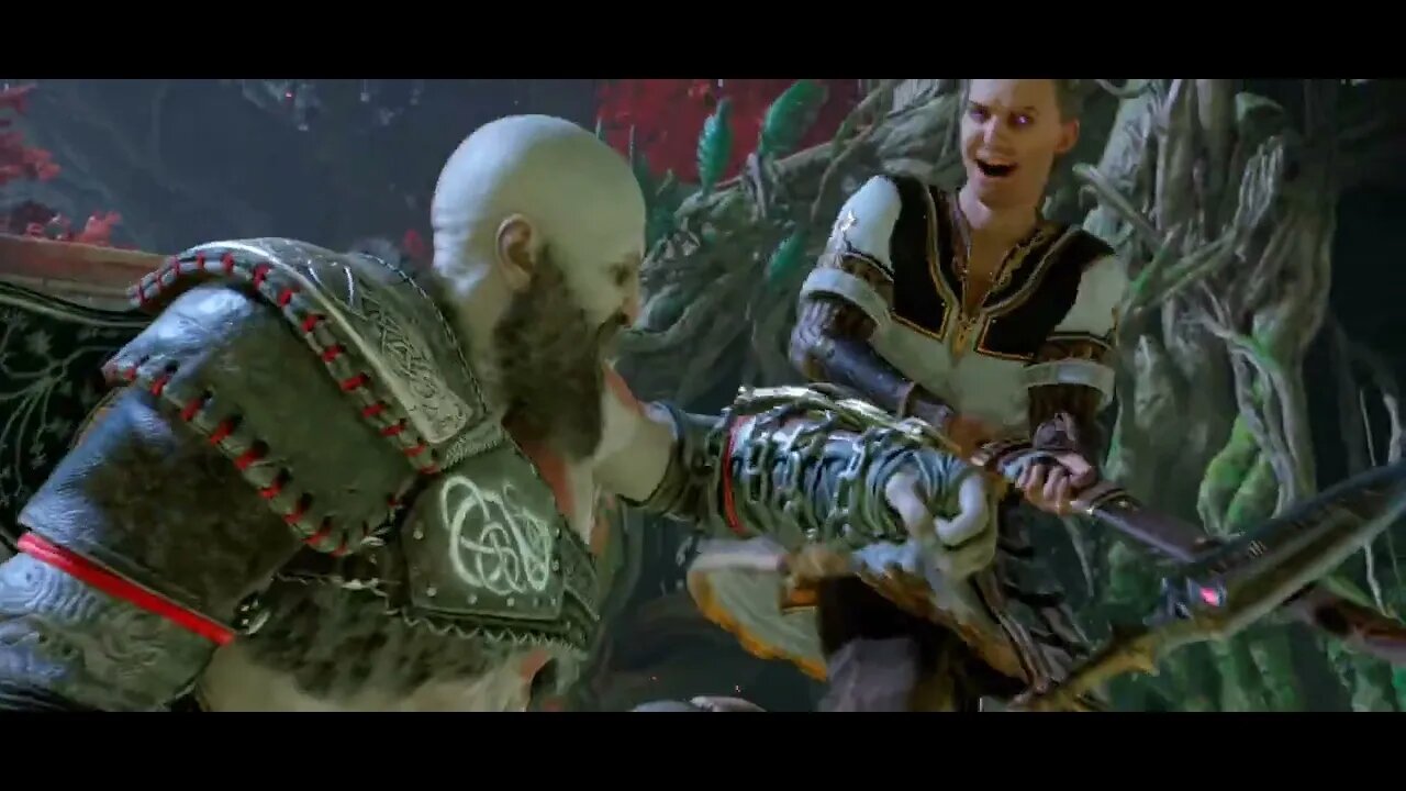 god ragnarok / kratos vs Heimdall essa cena de combate foi uma das melhores/ 4K 60FPS