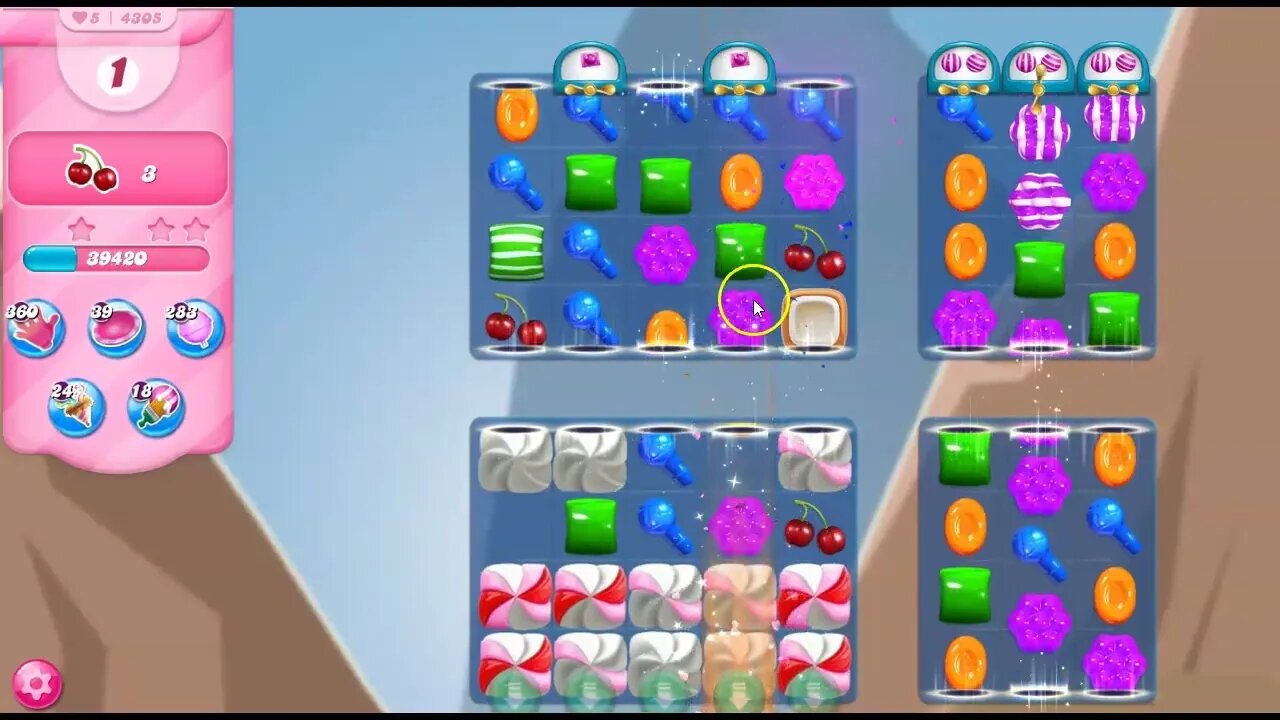 Candy Crush Level 4305 Talkthrough, 25 Moves 0 Boosters