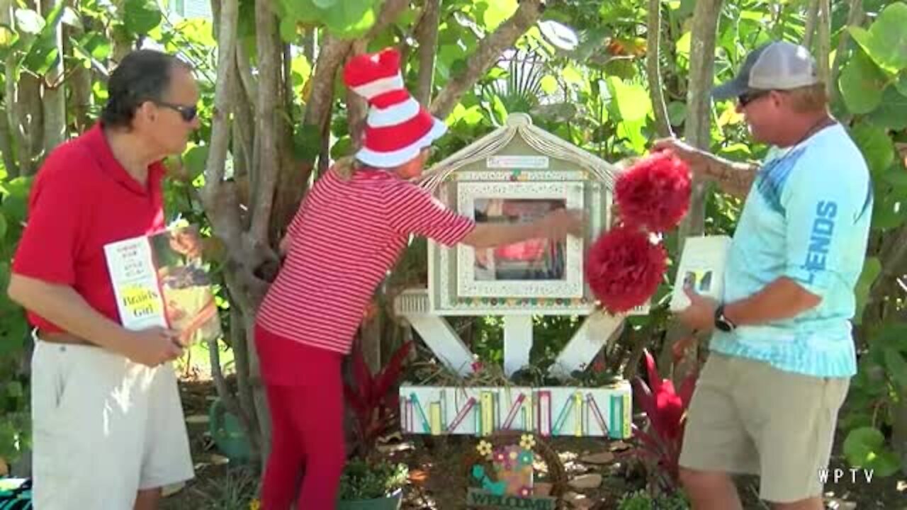 New 'little free library' opened in Jupiter