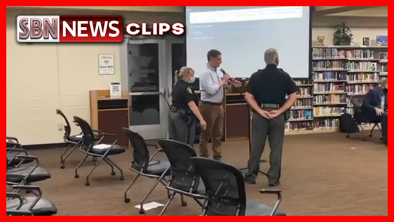 Josh Escorted Out of the Lakota School Board Meeting for Speaking Out Against Mask Mandates.- 4410