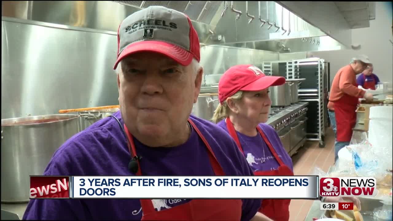 Three Years After Fire, Sons of Italy Reopens