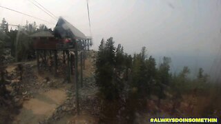 Going down Gondola Lake Tahoe