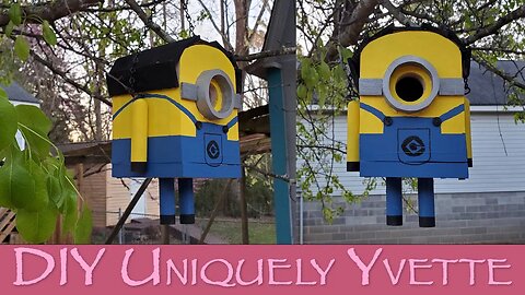 DIY: Minion Birdhouse Idea | Woodworking | Scroll Saw Project