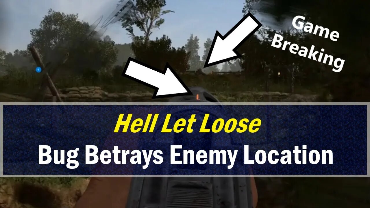 Bug betrays Enemy Location - Hell Let Loose - ESP Cheat but better because it is Not!