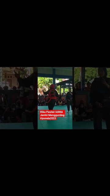 #rikaiaimajambi Menggunting Lawan #pesilathits di #pomda2022
