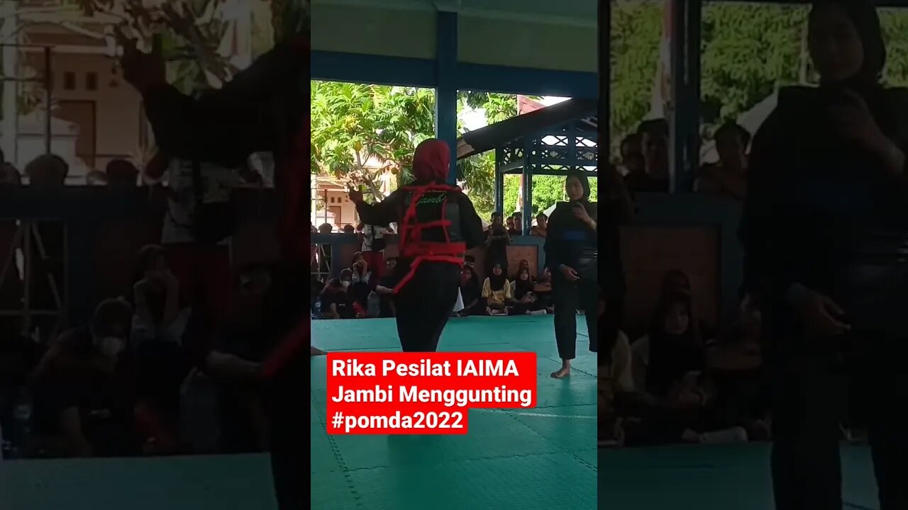 #rikaiaimajambi Menggunting Lawan #pesilathits di #pomda2022